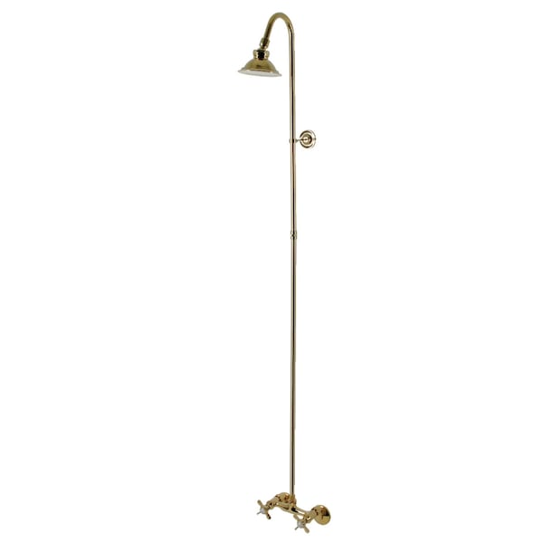 Kingston Brass Shower Combo, Polished Brass CCK2132BEX - main